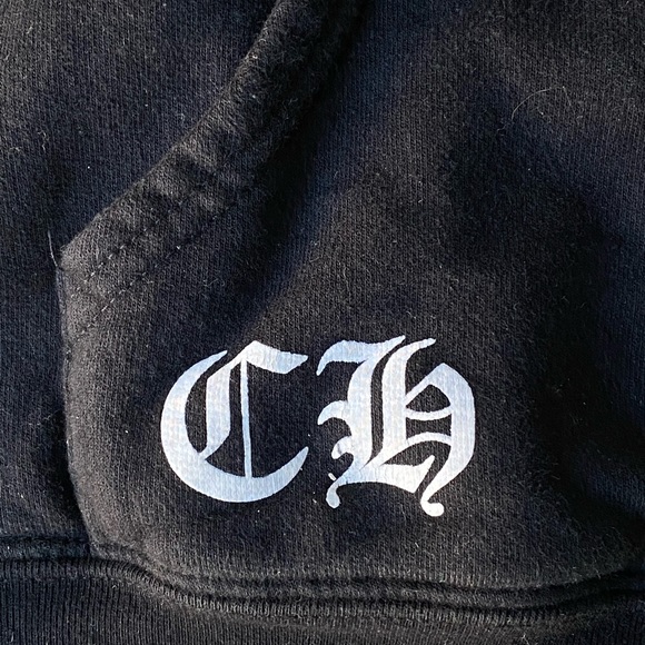 Vintage Chrome Hearts thermal lined zip up hoodie - Picture 5 of 8